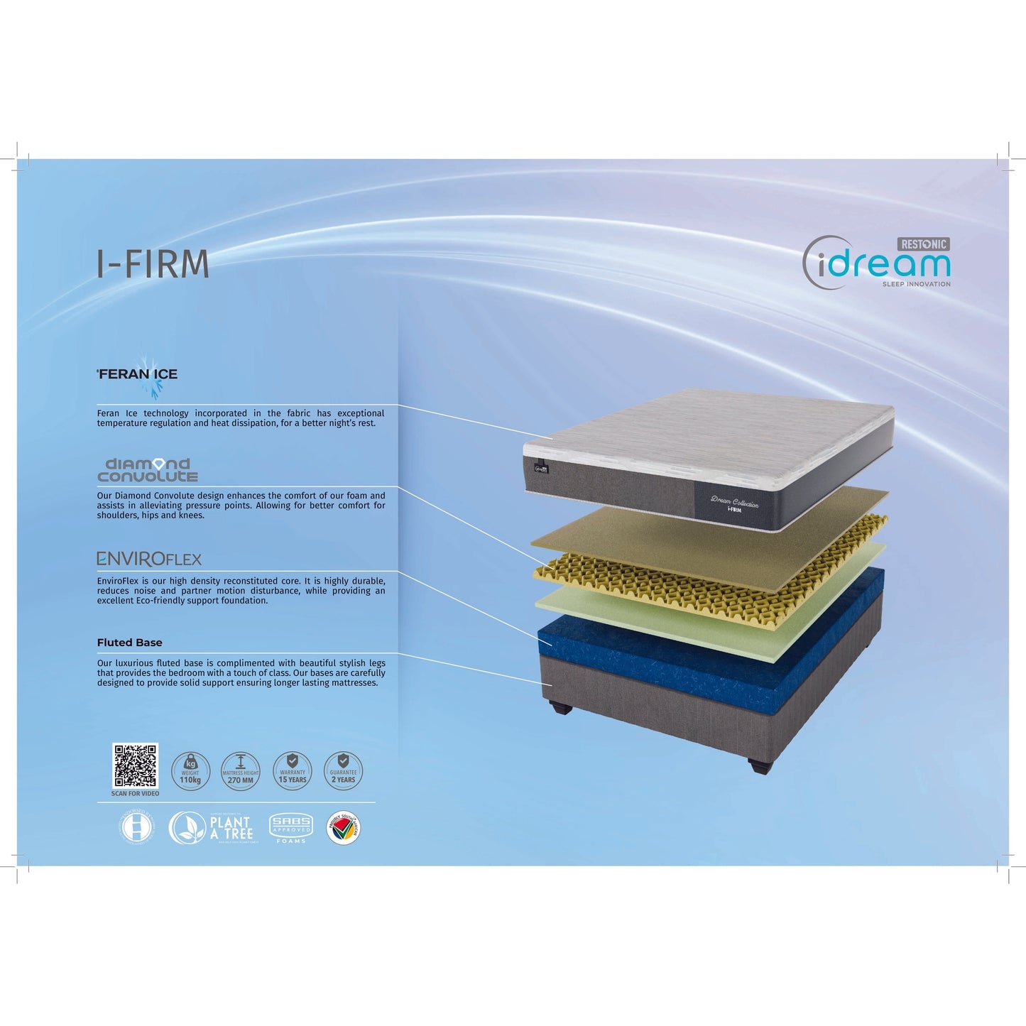 iDream iFirm WaterFall NT King Bed
