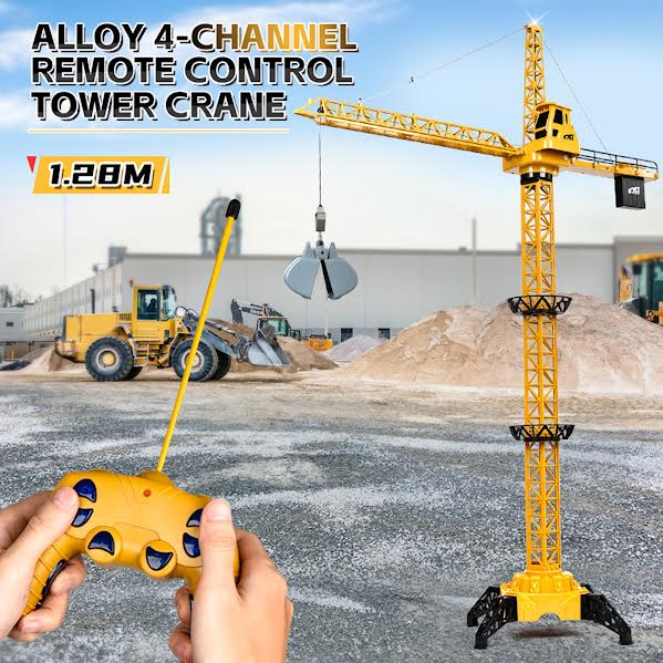 RC High Rise Tower Crane Orange