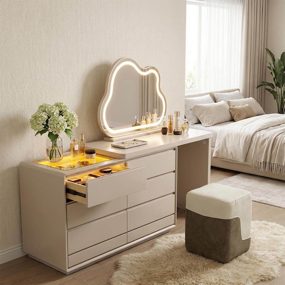 Dresser with Cloud Mirror (Adjustable) CA0711