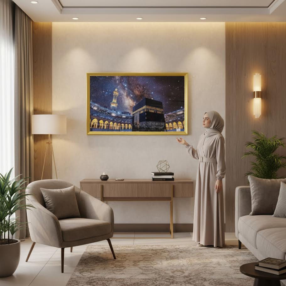 Aura Masjid al-Haram in Mecca Frame