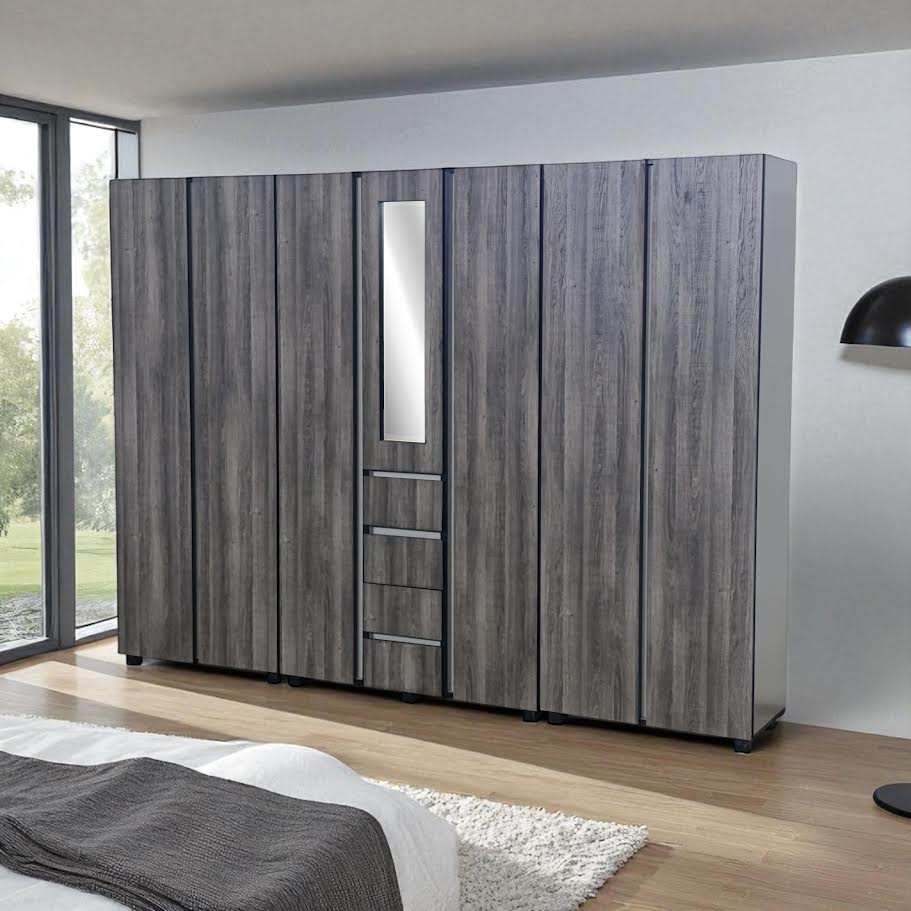 Oliver Space Saver 6 Door Wardrobe