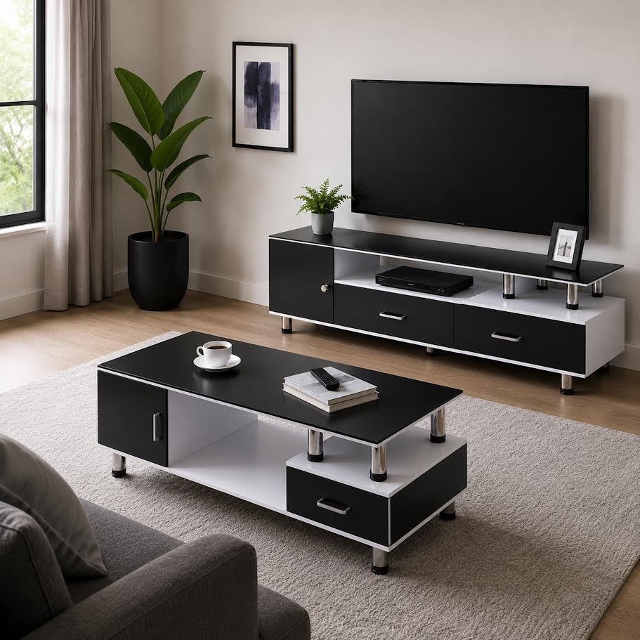 218 Combo TV Stand & Coffee Table
