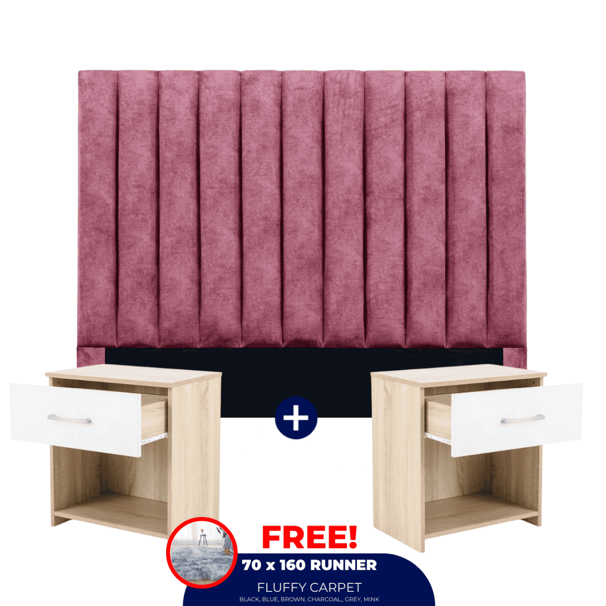 Modern Kiara Headboard Combo 2