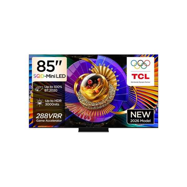 TCL 85" C7L SQD-Mini LED Google TV 144Hz 85C7L + FREE Q65H Soundbar