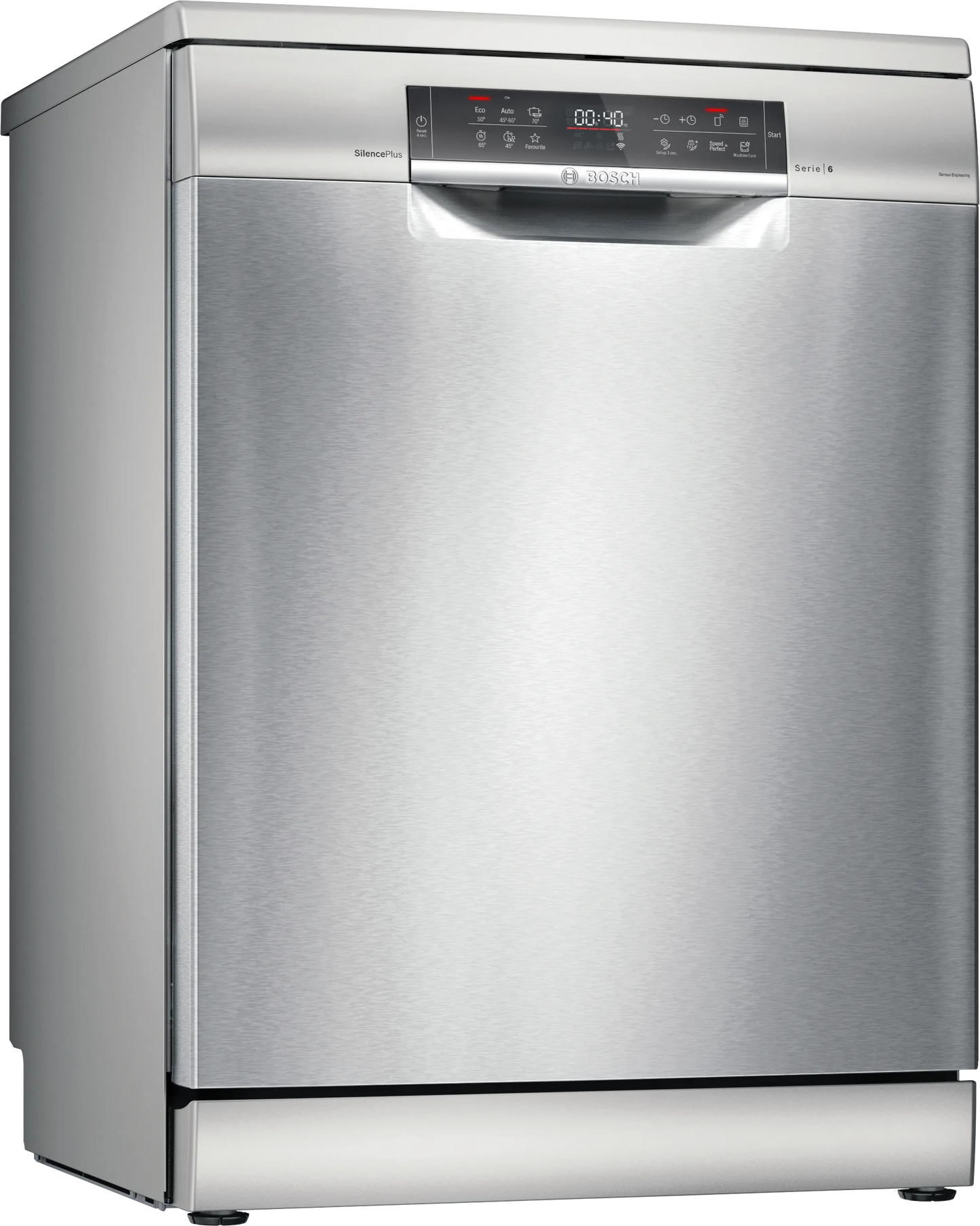 Bosch Series 6 Freestanding Dishwasher 60 cm Silver - SMS6EMI10Z