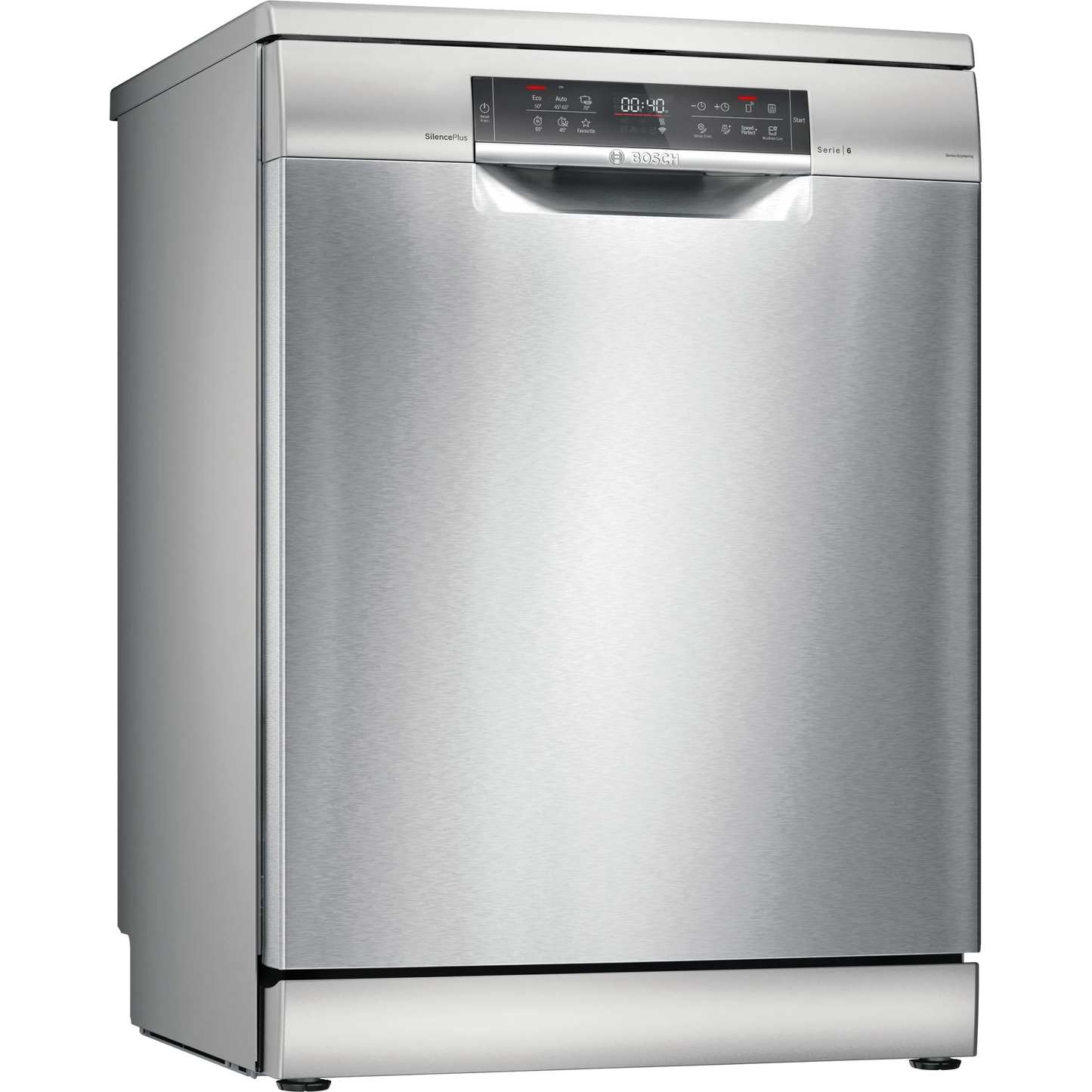 Bosch Series 6 Freestanding Dishwasher 60 cm Silver - SMS6EMI10Z