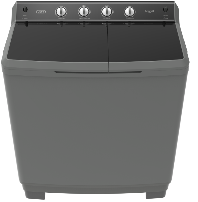 Defy 18kg Metallic Twin Tub Washing Machine Dtt181