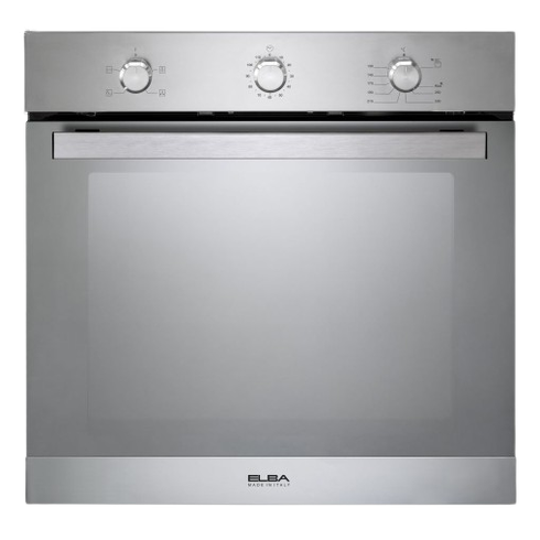Elba Elio 60cm Fan Assisted Gas Oven With Mirror Finish - 02/AL 6 XLX FG