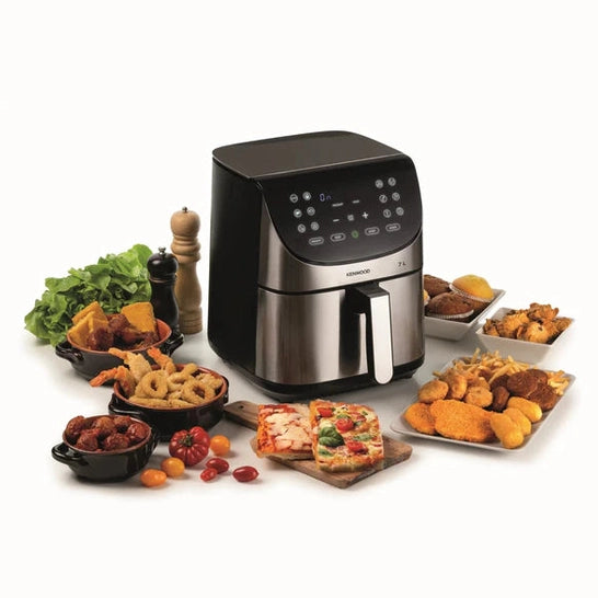 Kenwood - Air Fryer kHealthy Fry 7L S/Steel - HFM80.000SS