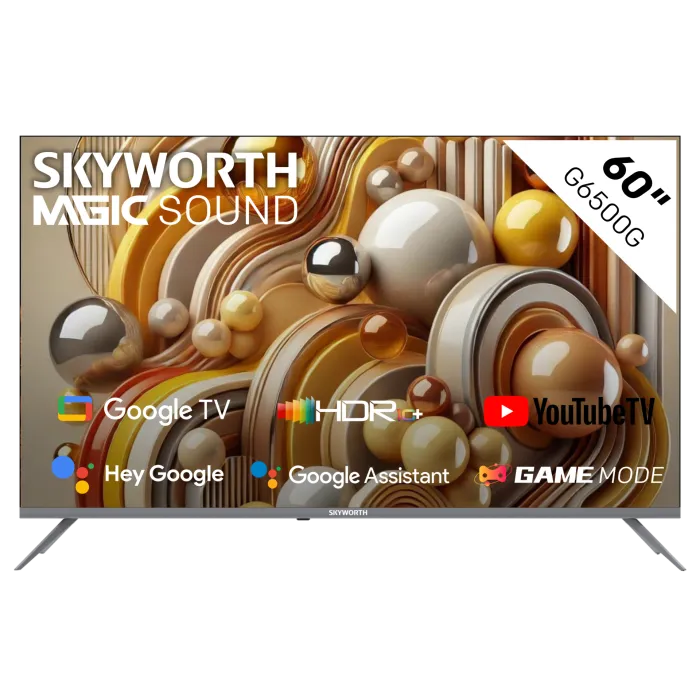 Skyworth 60-inch UHD Google TV-60G6500G