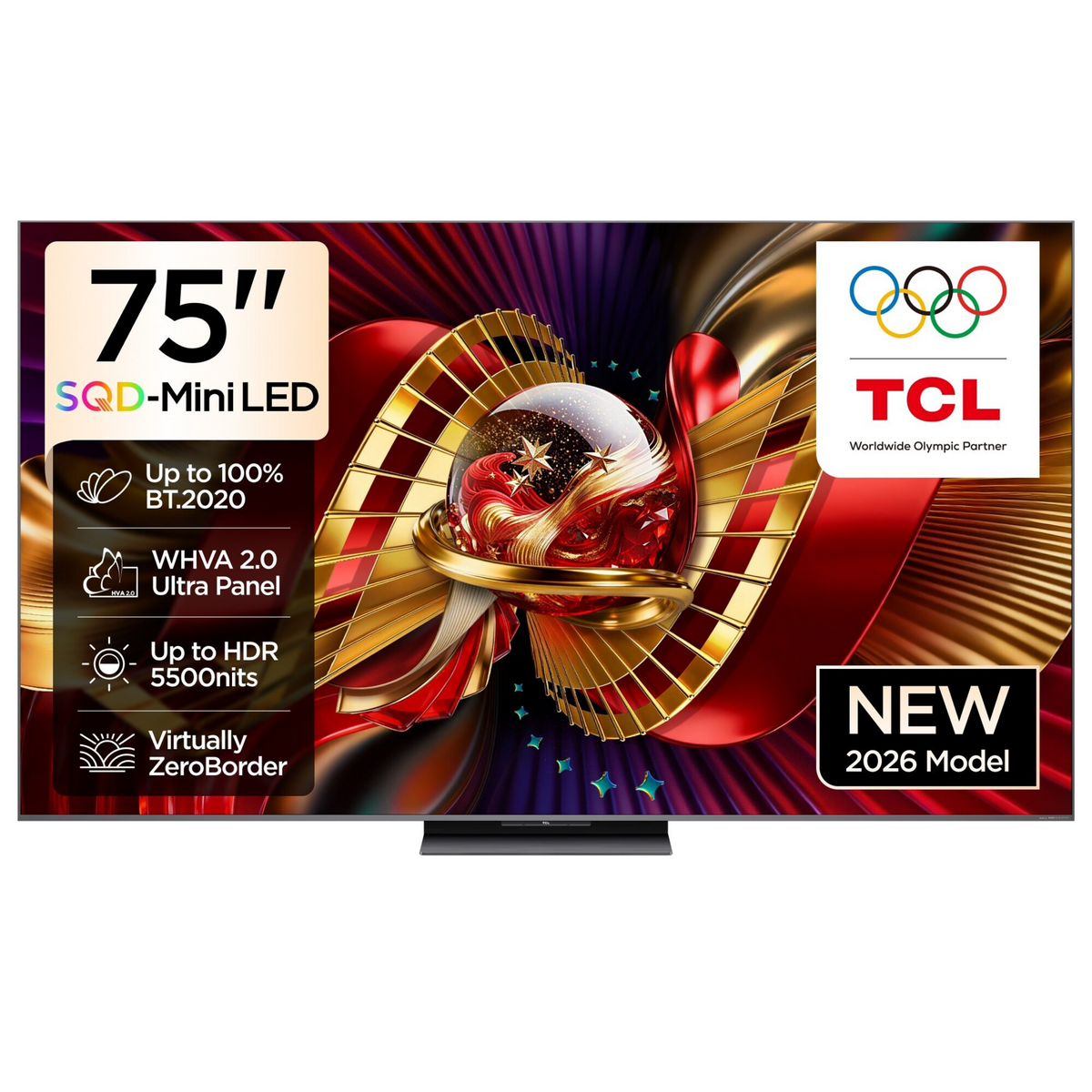 TCL 75" C8L SQD-Mini LED Google TV 144Hz 75C8L