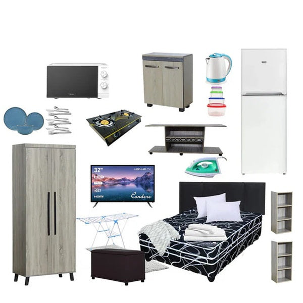 1 Room Bundle Umqasho! Upgrade to Fridge/Freezer (Limited Time Offer)