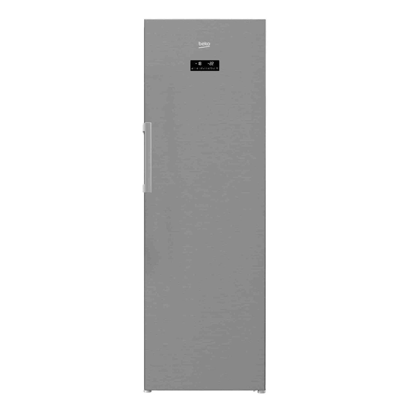 Beko 300L Upright Freezer Full No Frost - Inox