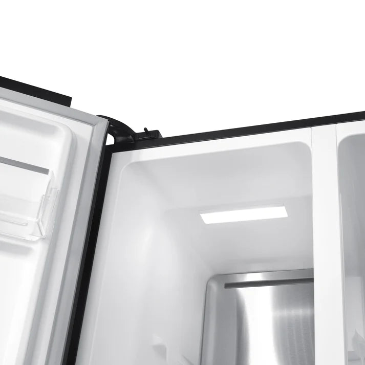 Beko 521L 91cm Side By Side Fridge Dark Inox