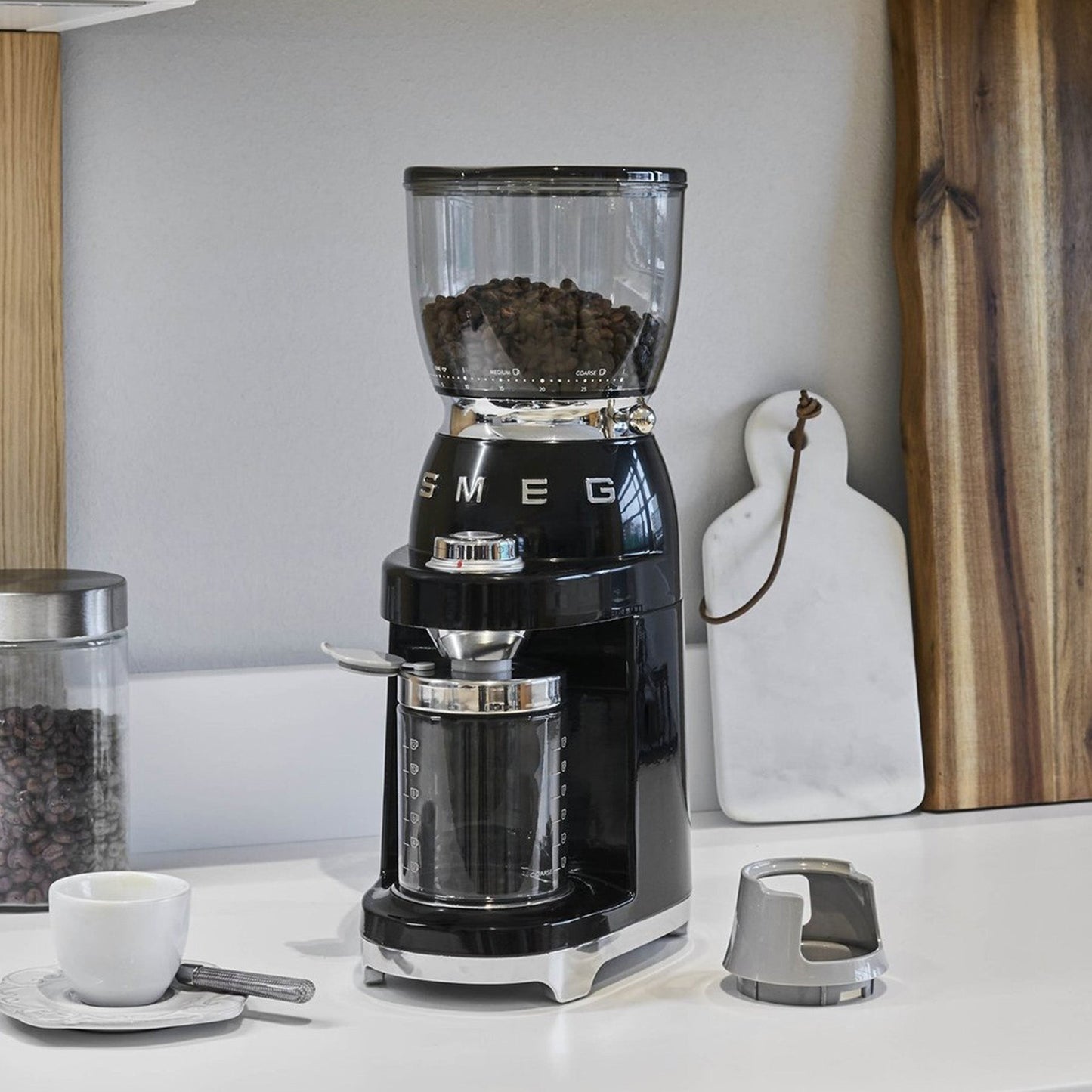 Smeg Retro Coffee Grinder - Black
