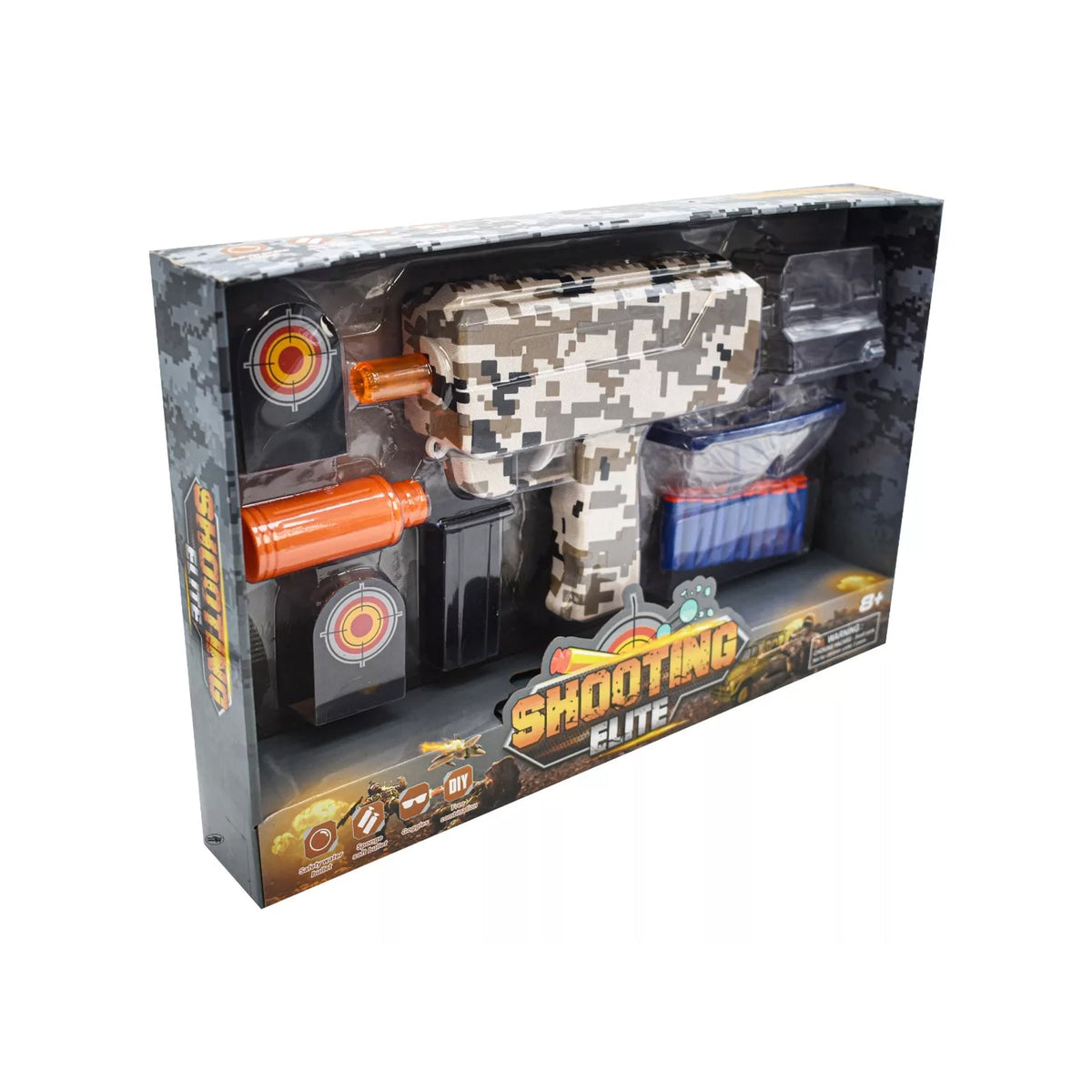 Camouflage Design Electric Gel Ball Blaster Gun Multicoloured