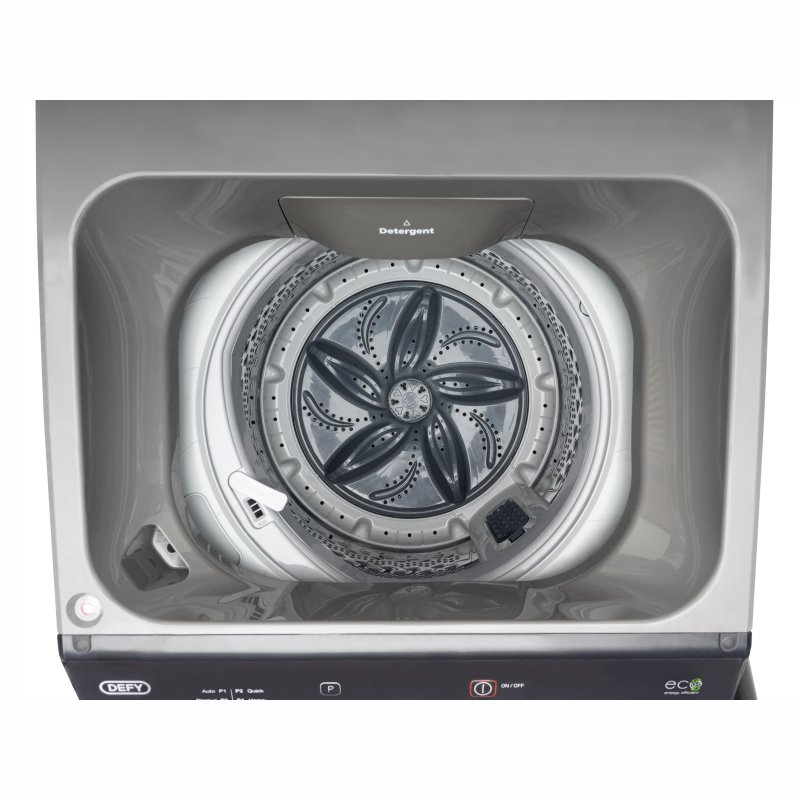 Defy 8kg Top Loader Washing Machine - Grey