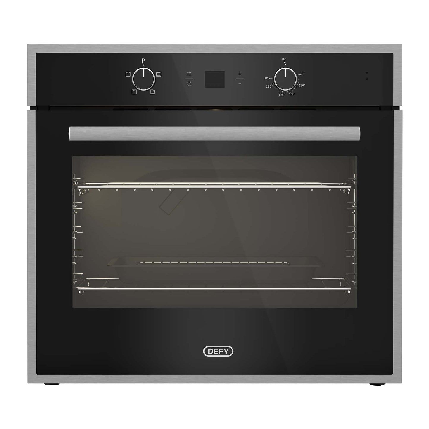 Defy 70cm Gemini Static Eye-Level Oven Black