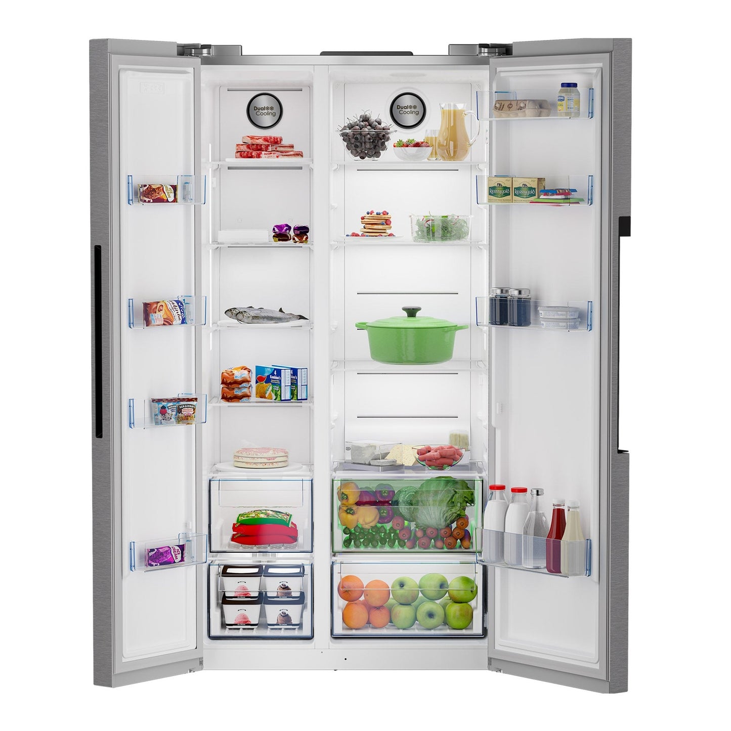 Defy - 559lt - Naturelight - Side by Side - Fridge Freezer - DFF536