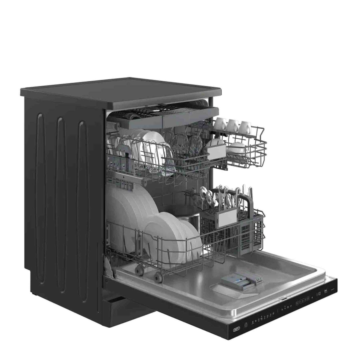Defy 15 Place Atlantis CornerWash Dishwasher - Dark Inox - A+++