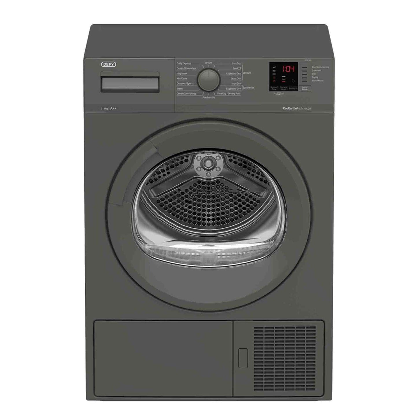Defy 9kg Heat Pump Dryer - Manhattan Grey