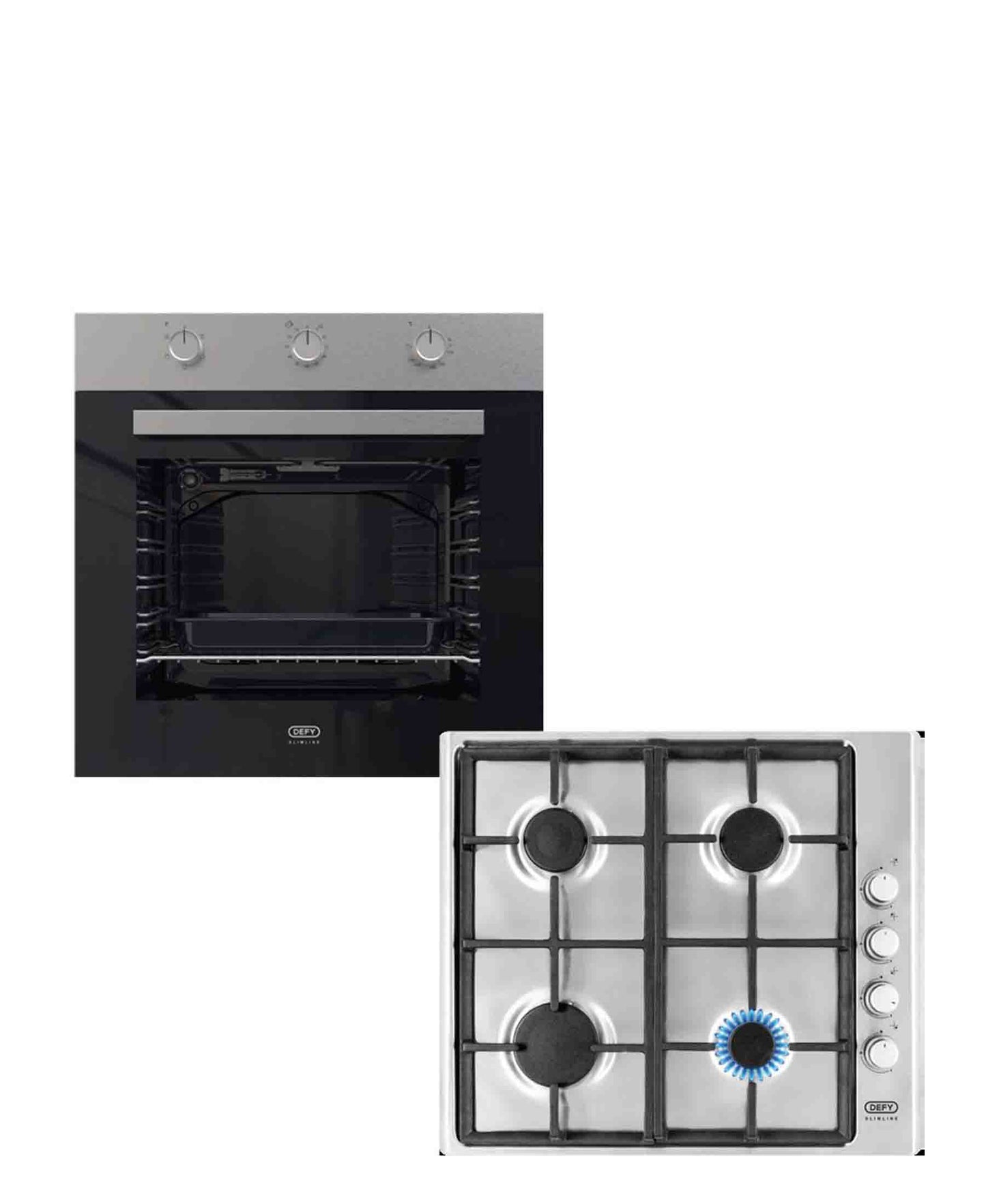 Defy Gas Hob and Electric Oven Boxset DCB843E
