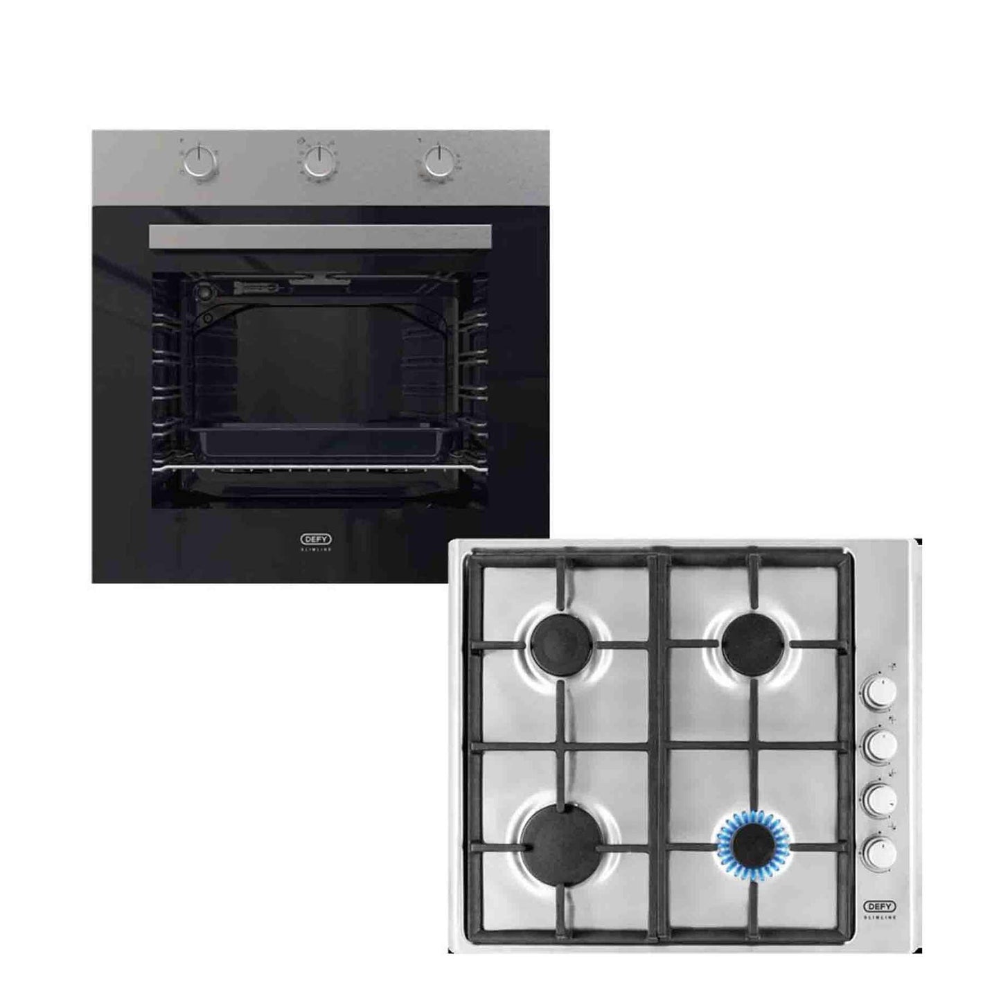 Defy Gas Hob and Electric Oven Boxset DCB843E