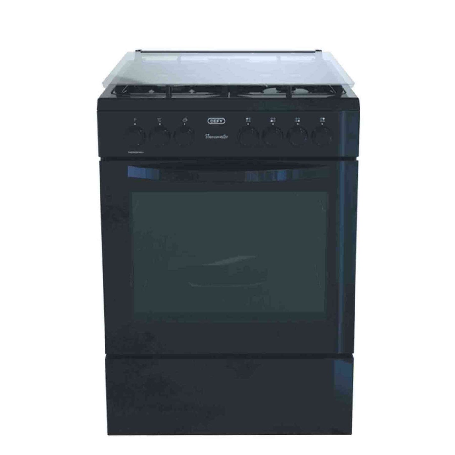 Defy Thermofan & FlameMaster 600 Gas Electric Stove - Black