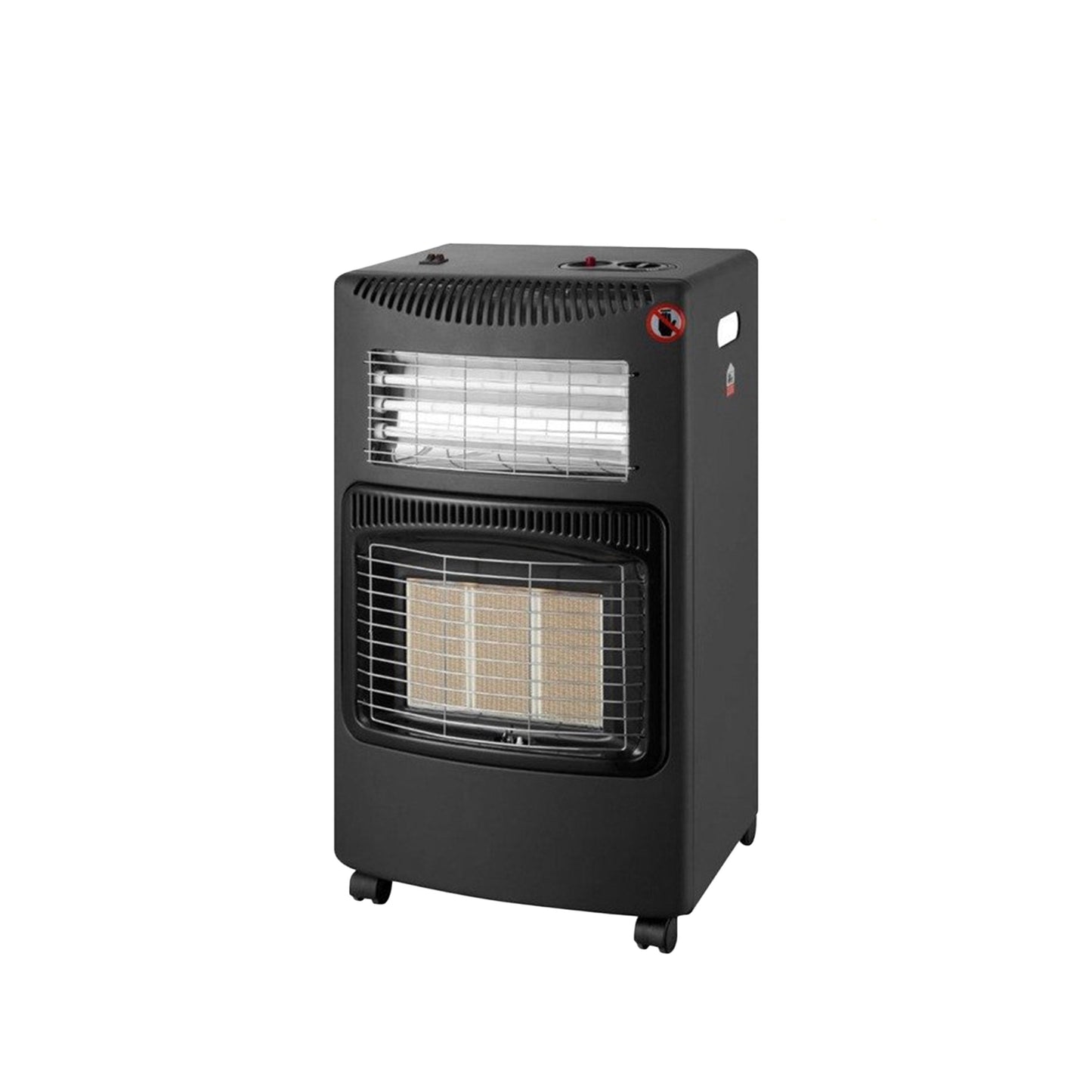 Elba Dual Gas Heater - Black 16/EL1016