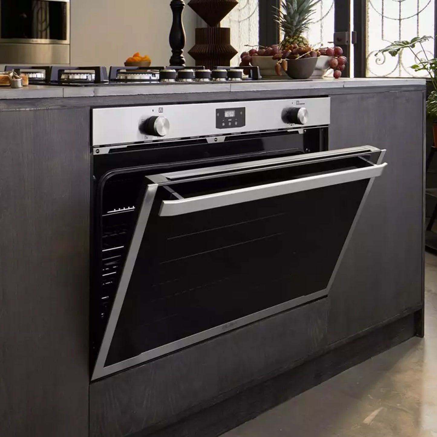 Elba ELIO G90 Built In Premiun Gas Oven 90cm Silver