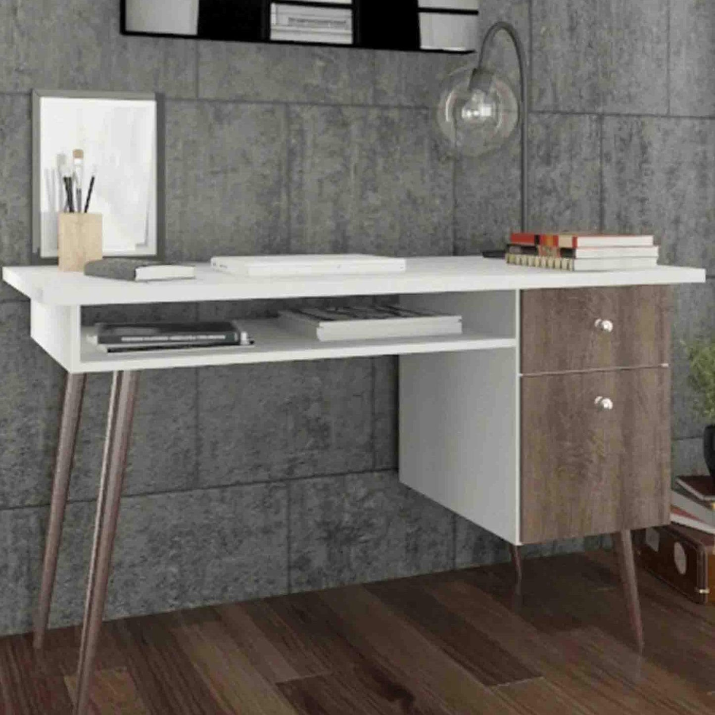 Office Desk White – Rustico