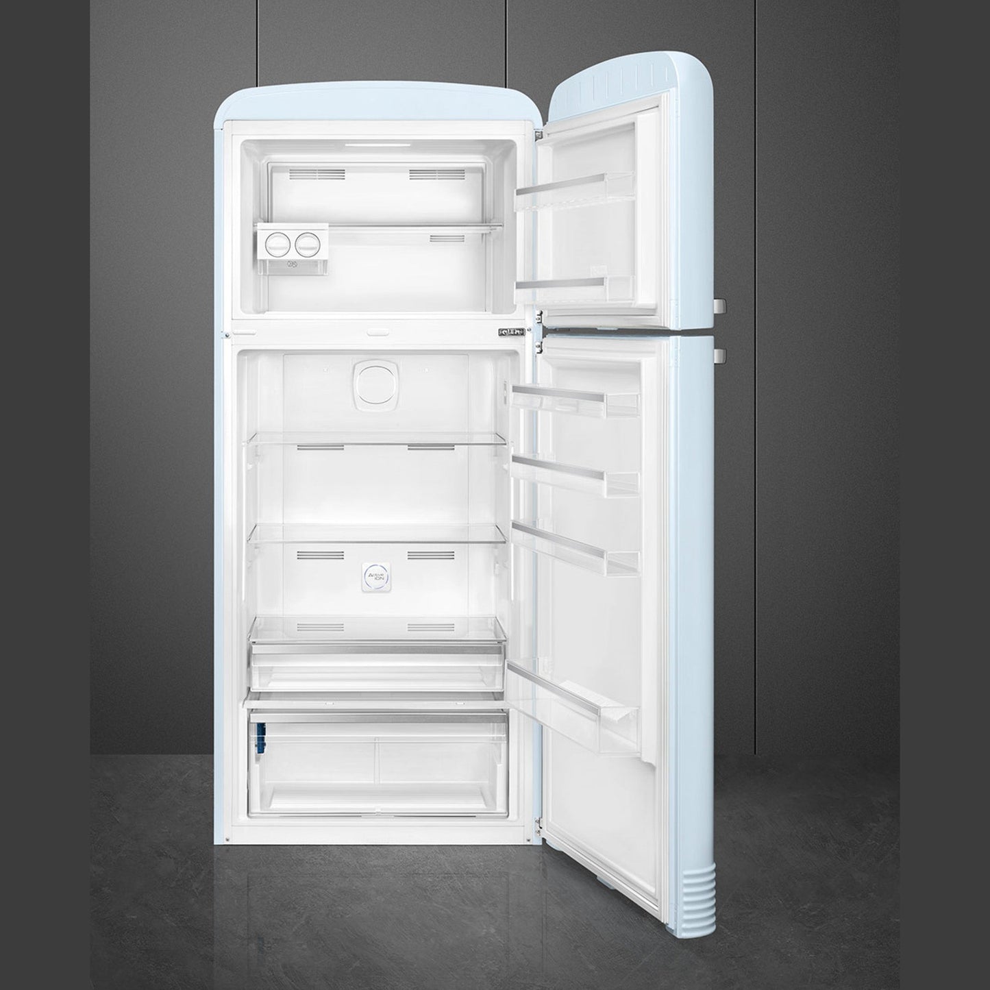 Smeg Retro Extra Volume Combination Fridge - Pastel Blue