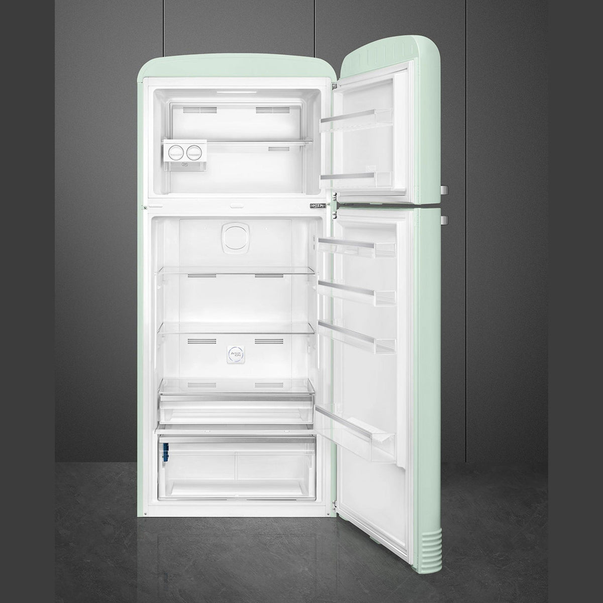 Smeg Retro Extra Volume Combination Fridge - Mint - view 3