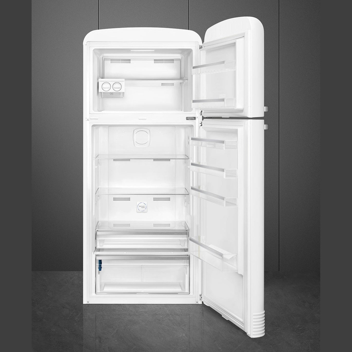 Smeg Retro Extra Volume Combination Fridge - White