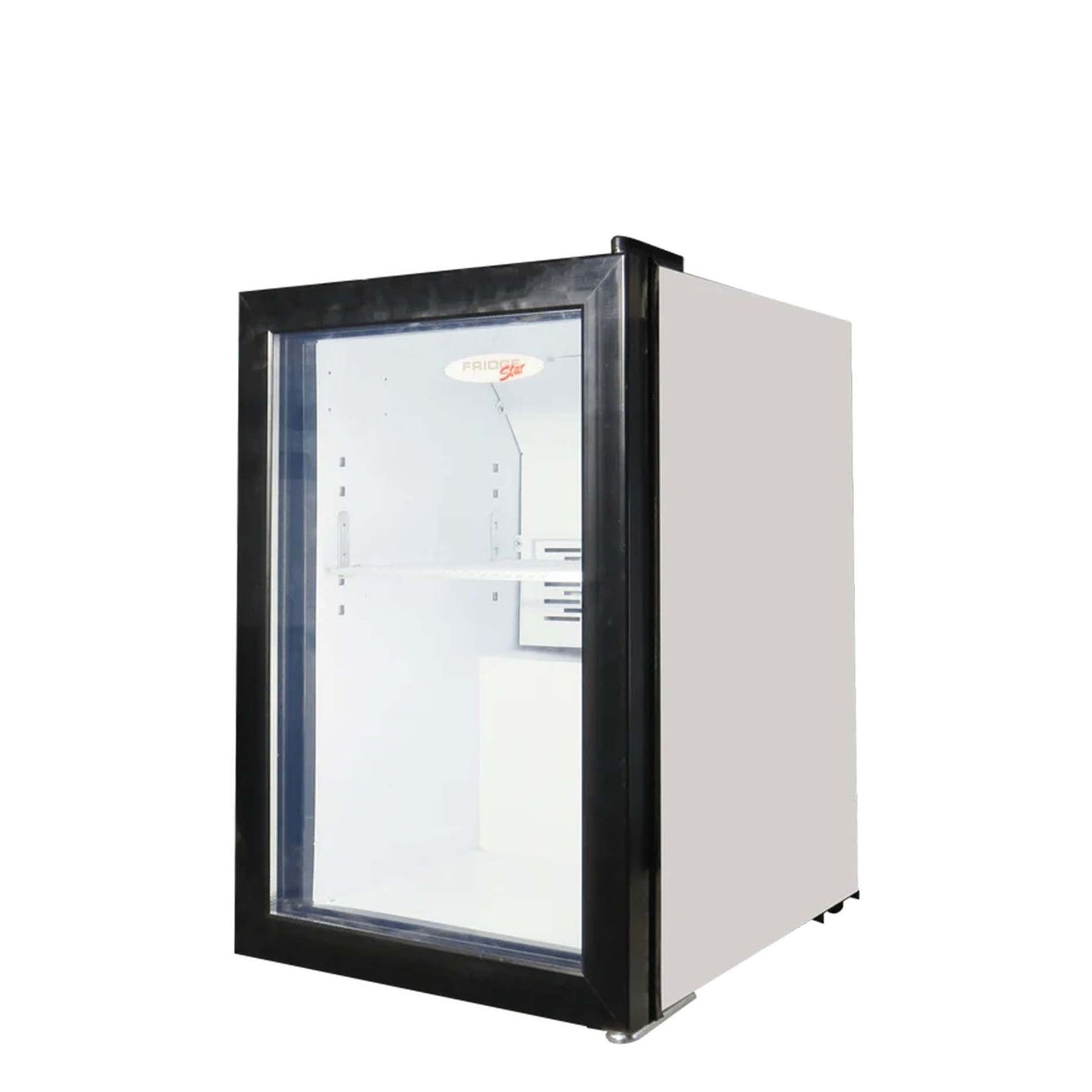 Fridge Star Hinged Door Beverage Cooler - Black & White