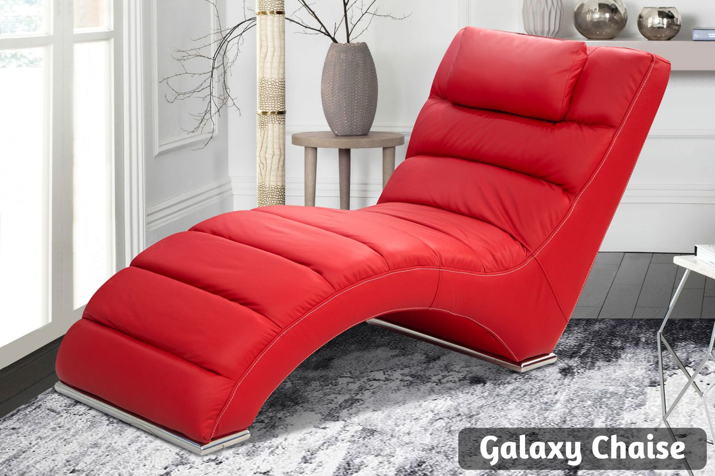 Galaxy Chaise Single Seater Red