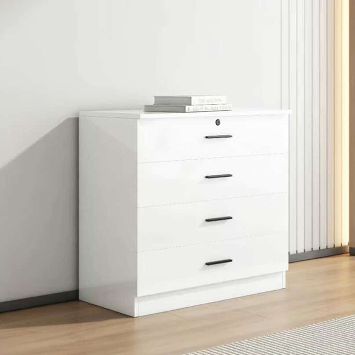 MW4DGC High Gloss 4 Drawer Chest Of Drawers