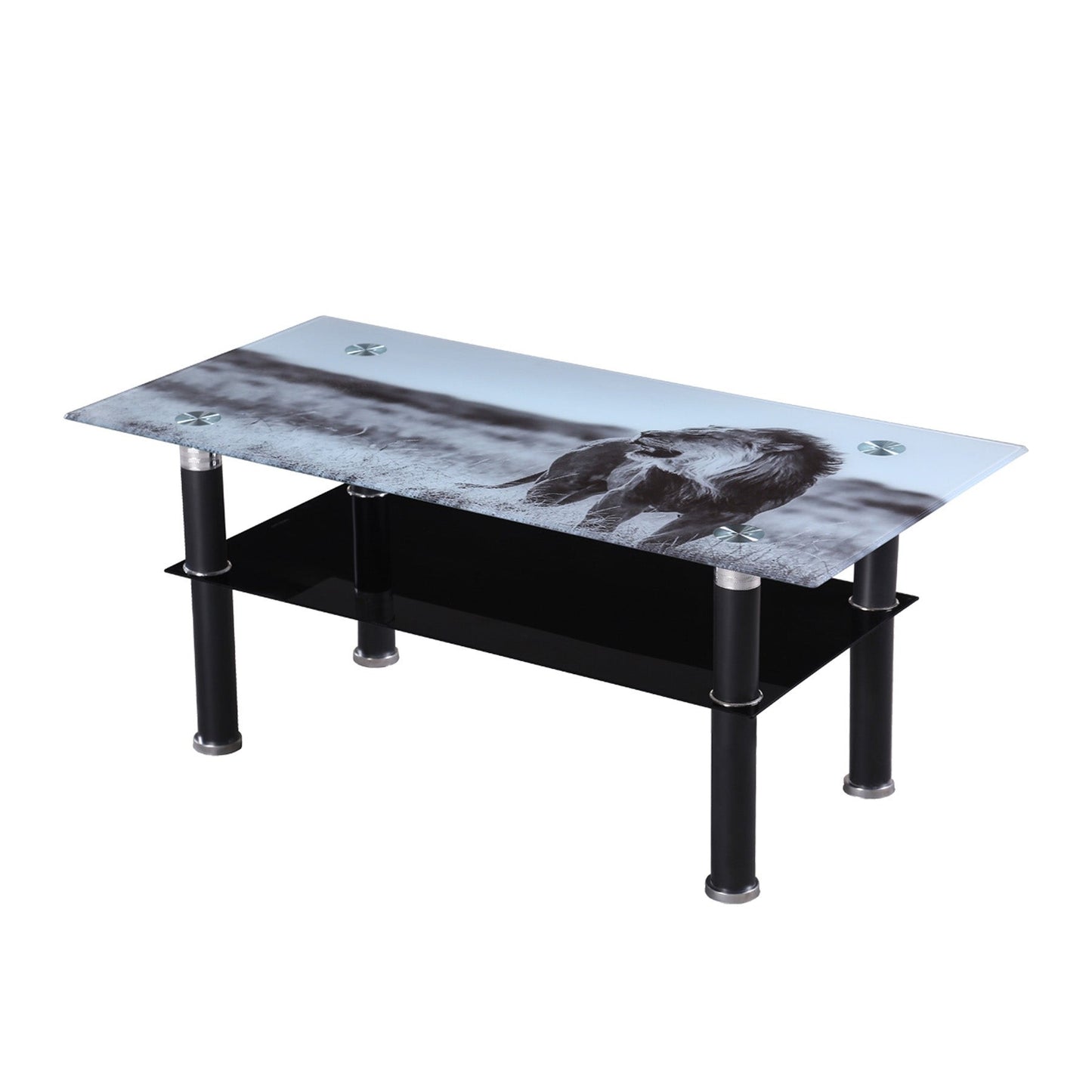 MWBIG5 Glass Coffee Table Of The Big 5