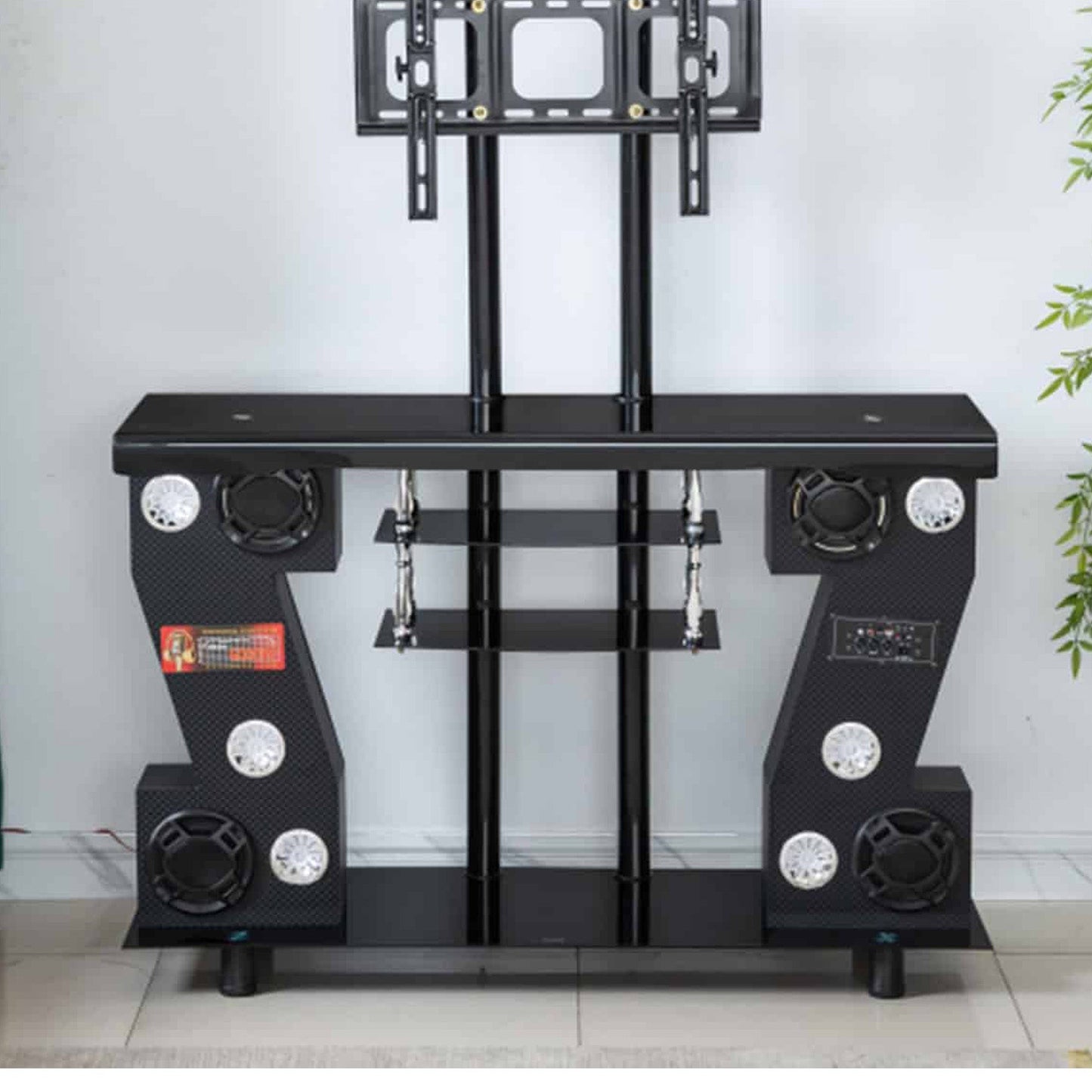 MWTV70S TV Stand With Speakers And Mount