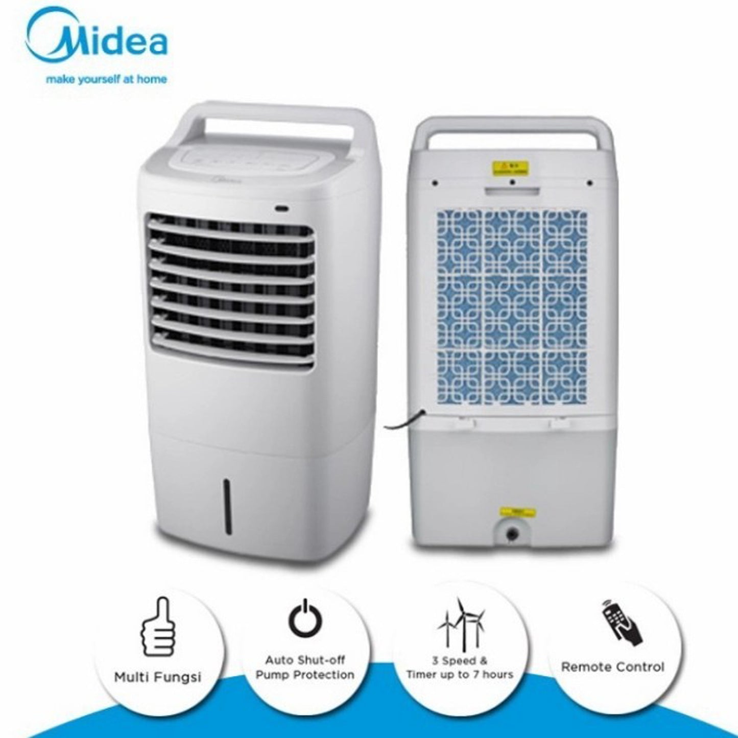 Midea 10L Air cooler AC120-16AR - White