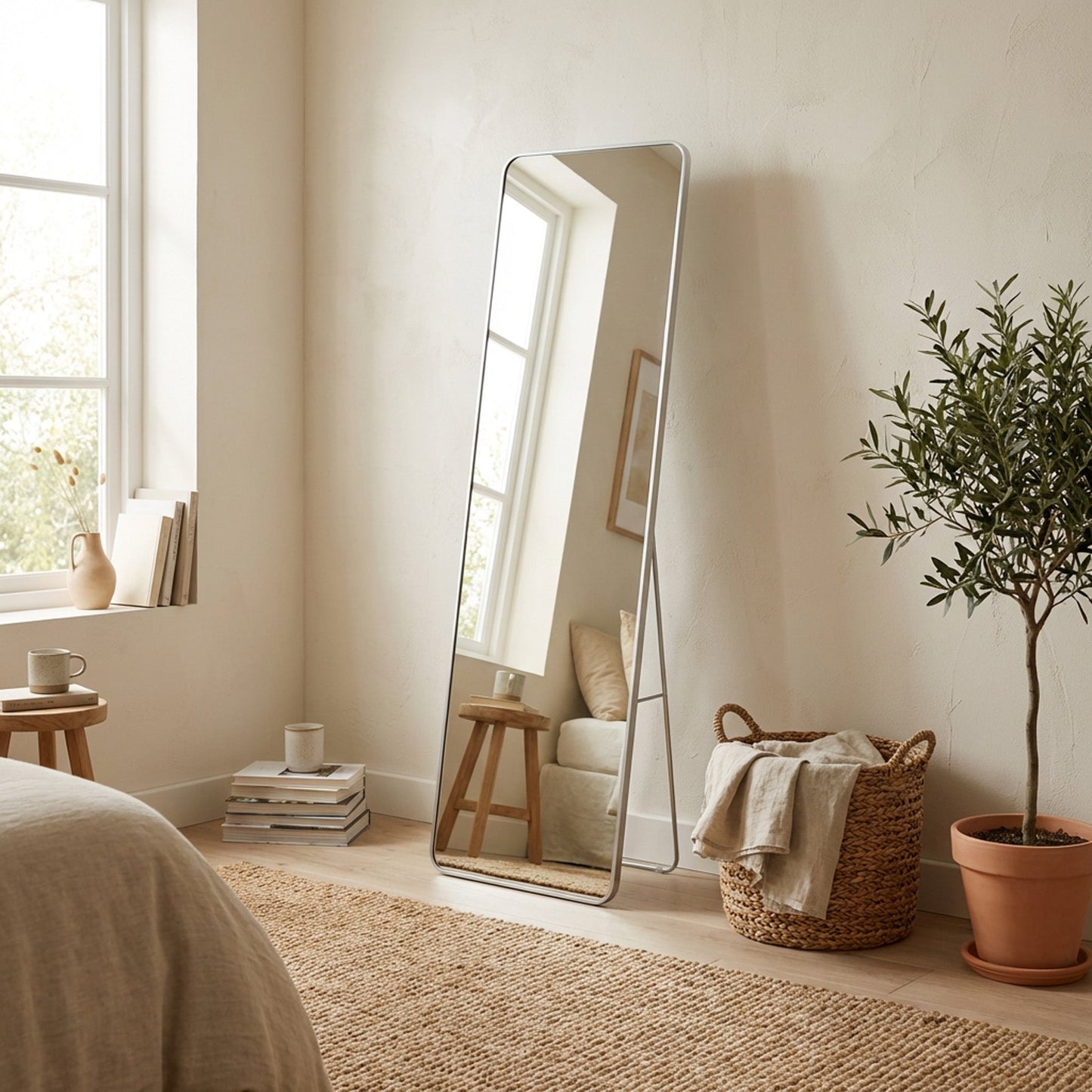 Freestanding Mirror Gold