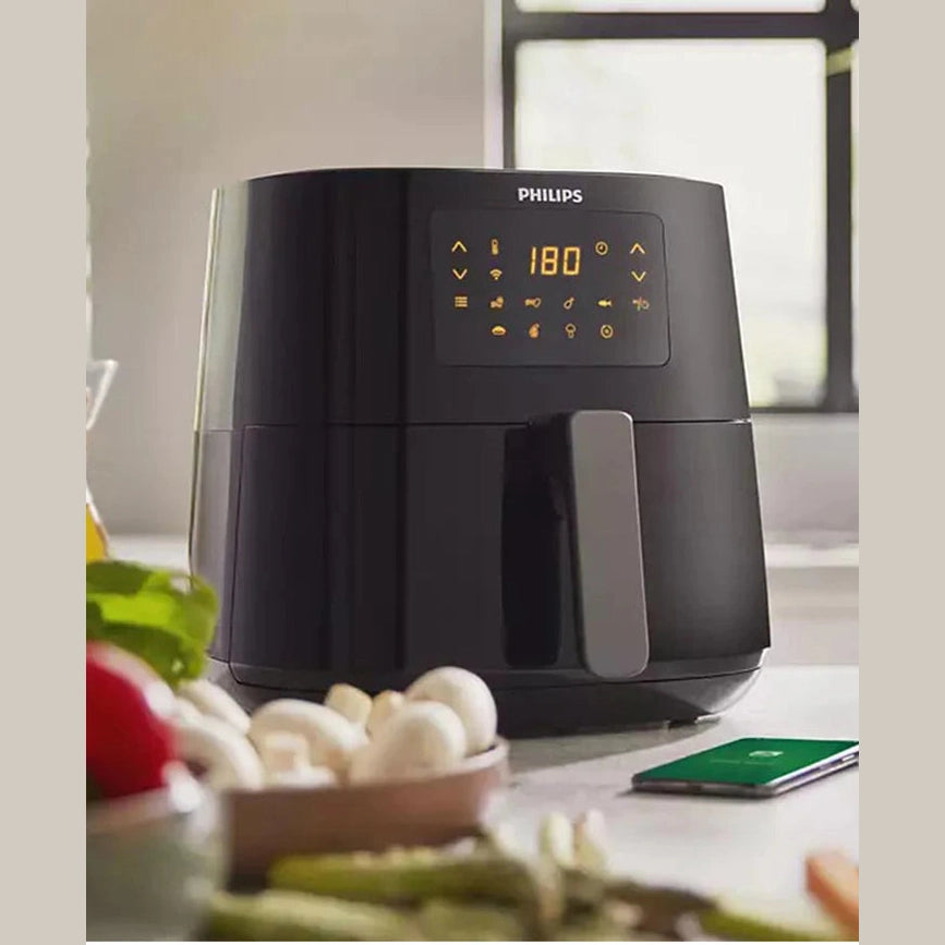 Philips Essential Connect XL Air Fryer 6.2L Black - HD9280/91