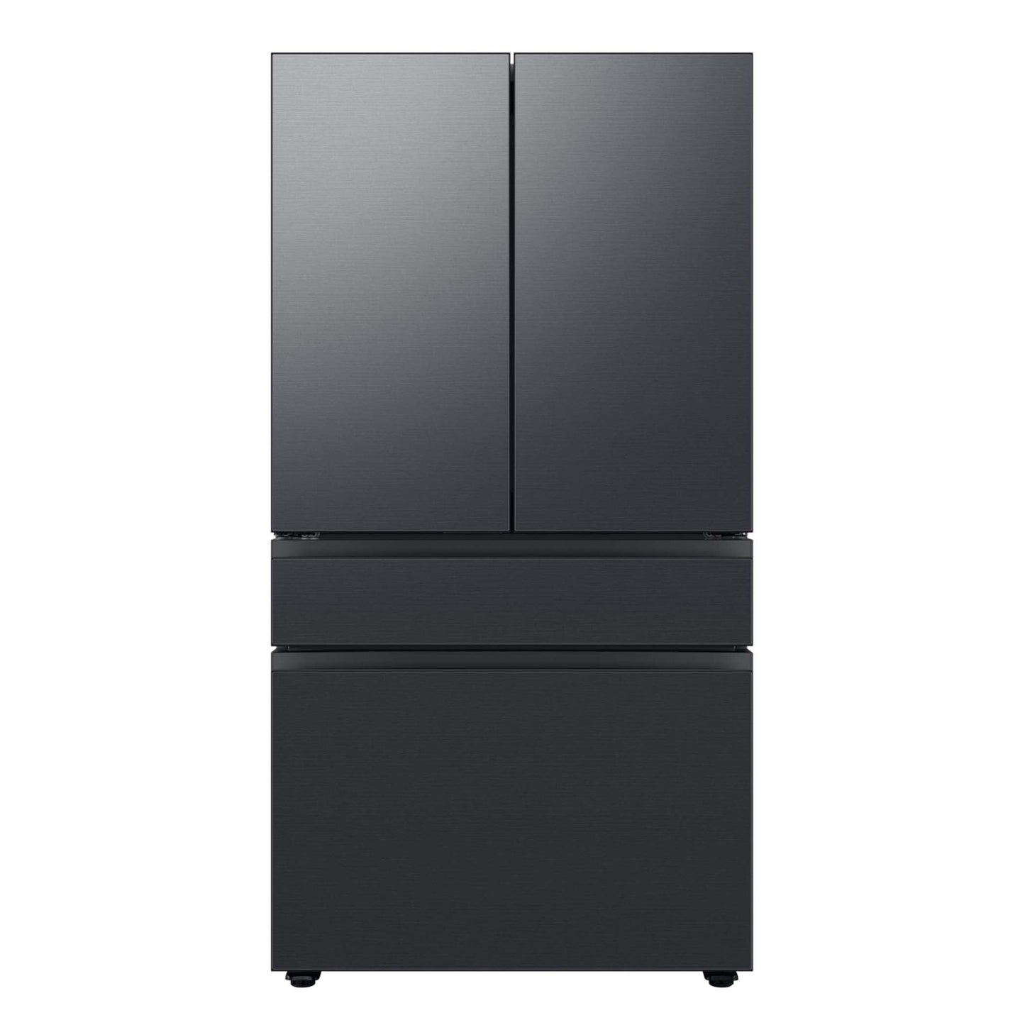 Samsung Bespoke 4-Door French Door Refrigerator - Matte Black Stainless Steel