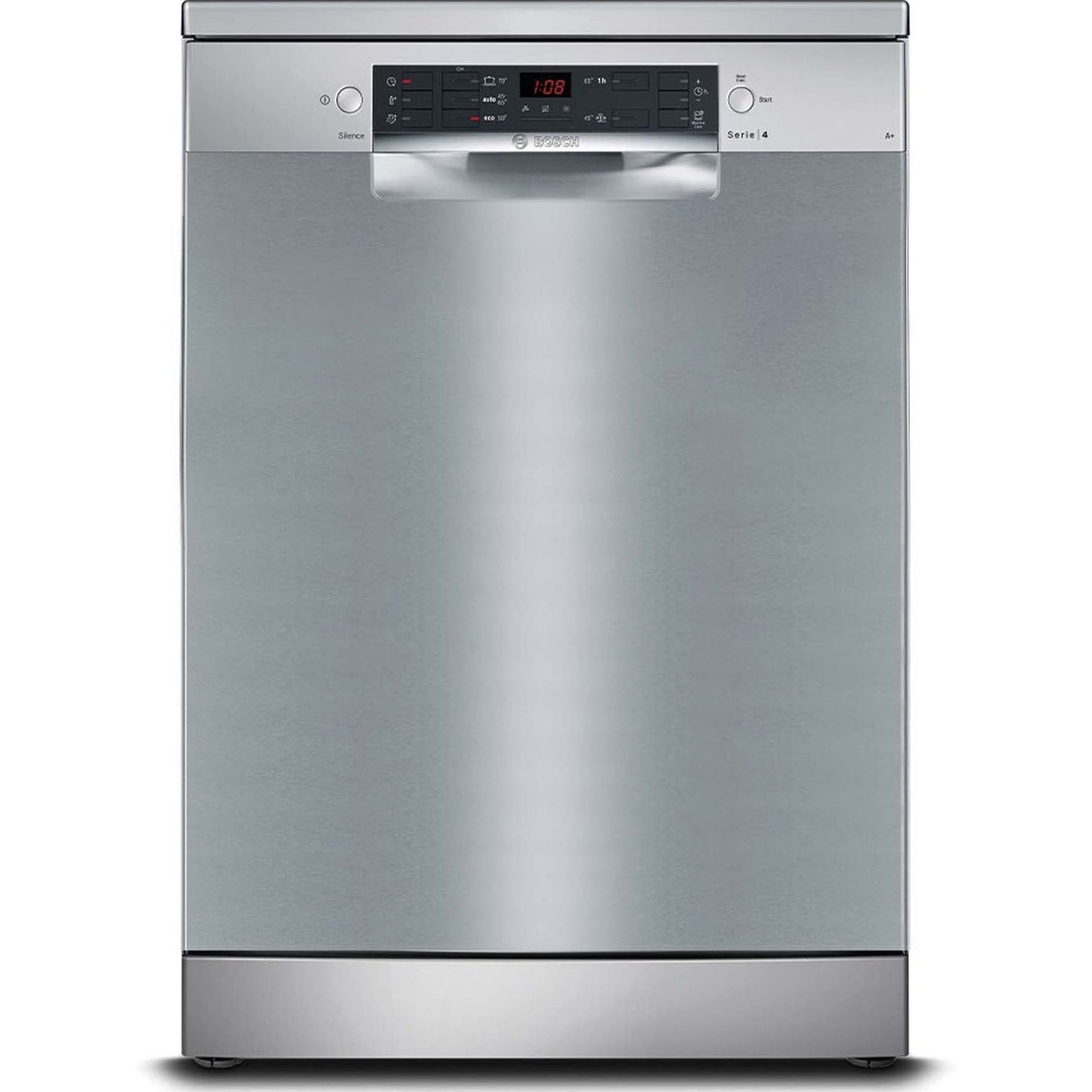 Bosch Series 4 Freestanding Dishwasher 60 cm Silver-inox - SMS46NI00Z