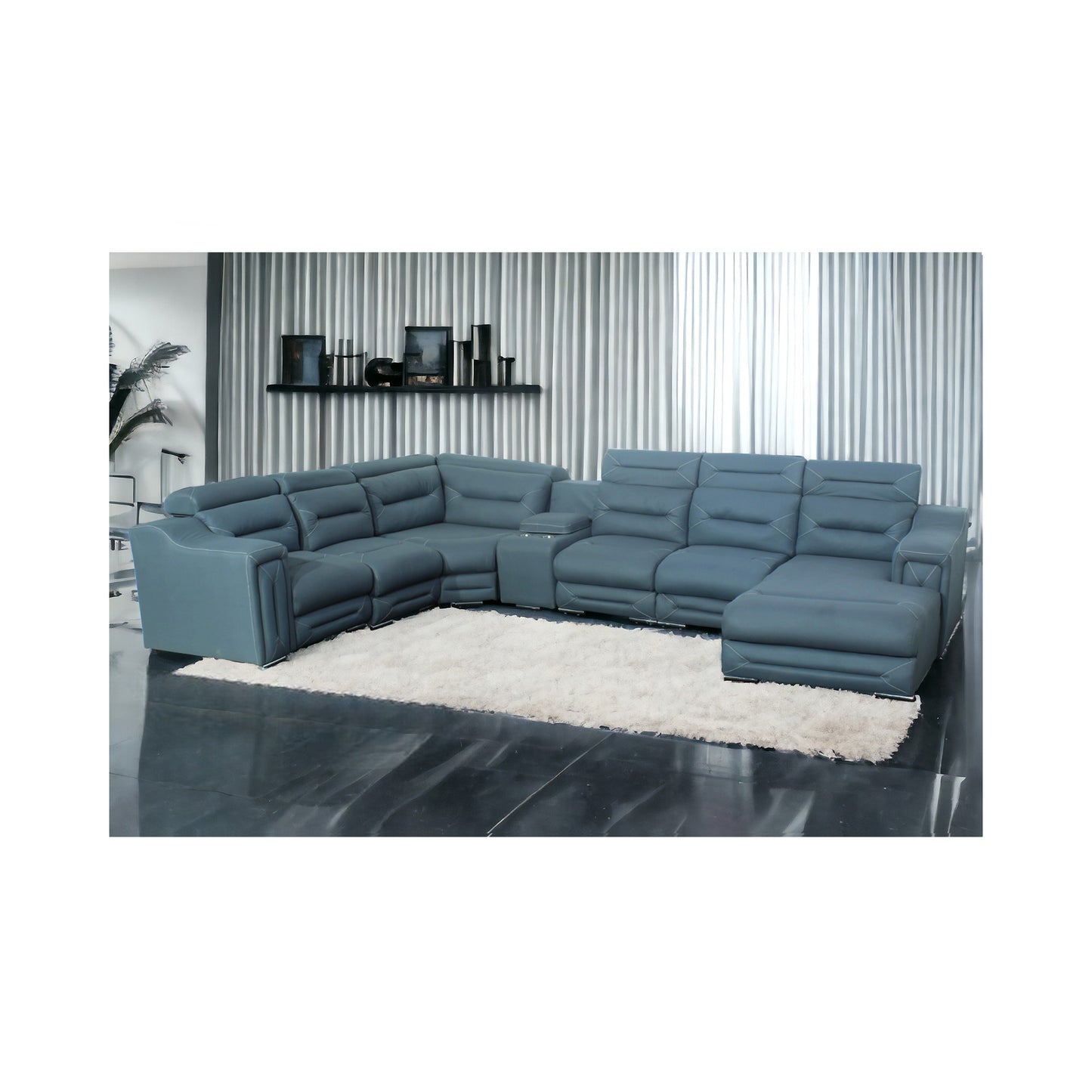 Sahara Corner Lounge Suite - Blue