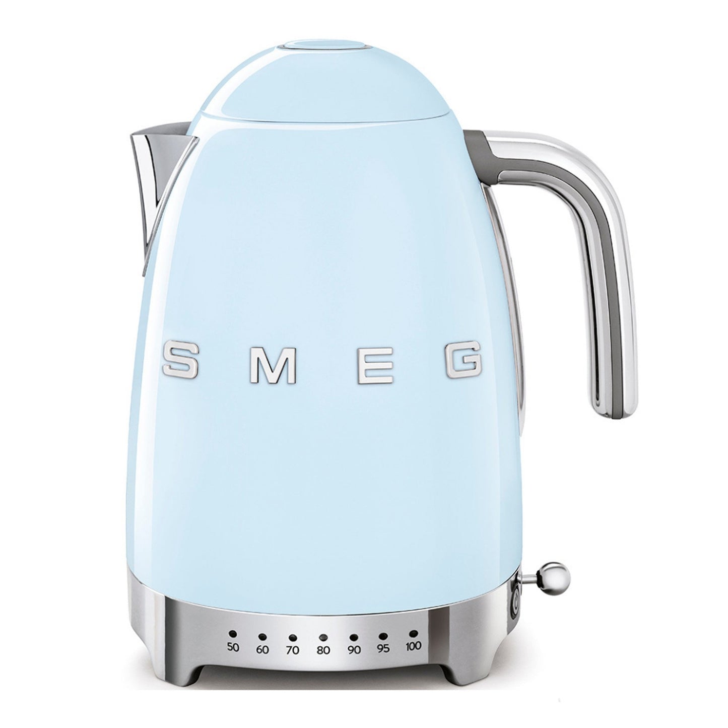 Smeg Retro 4 Slice Square Toaster & Variable Kettle Combo - Blue