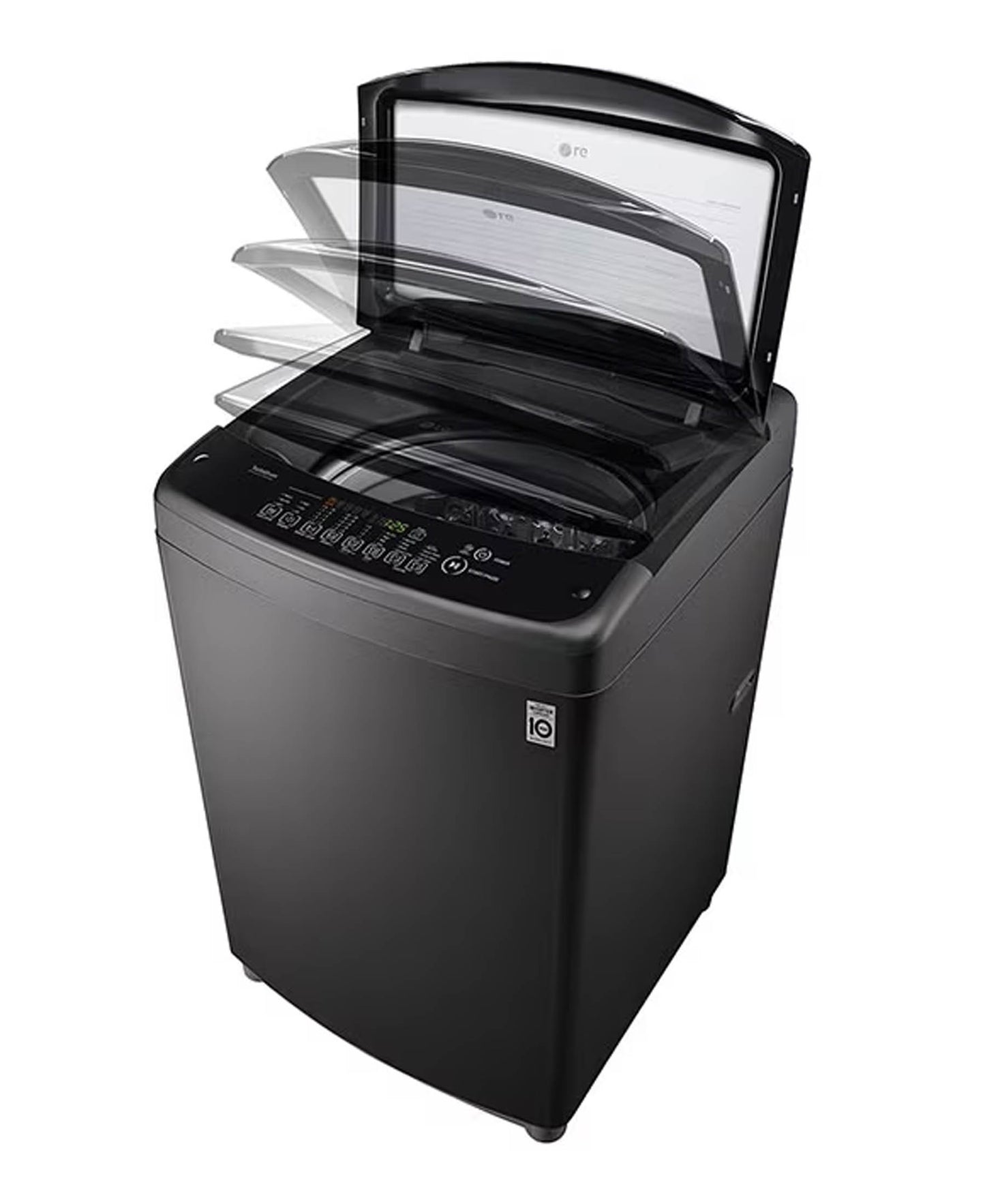 LG 18kg Middle Black Top Loader Washing Machine - T1866NEHT2