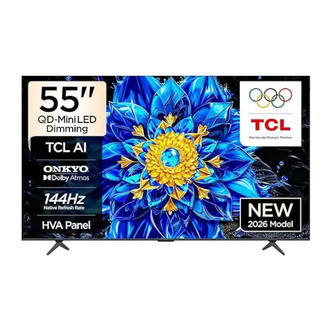 TCL 55” P8L Premium QD-Mini LED Google TV 144Hz 55P8L