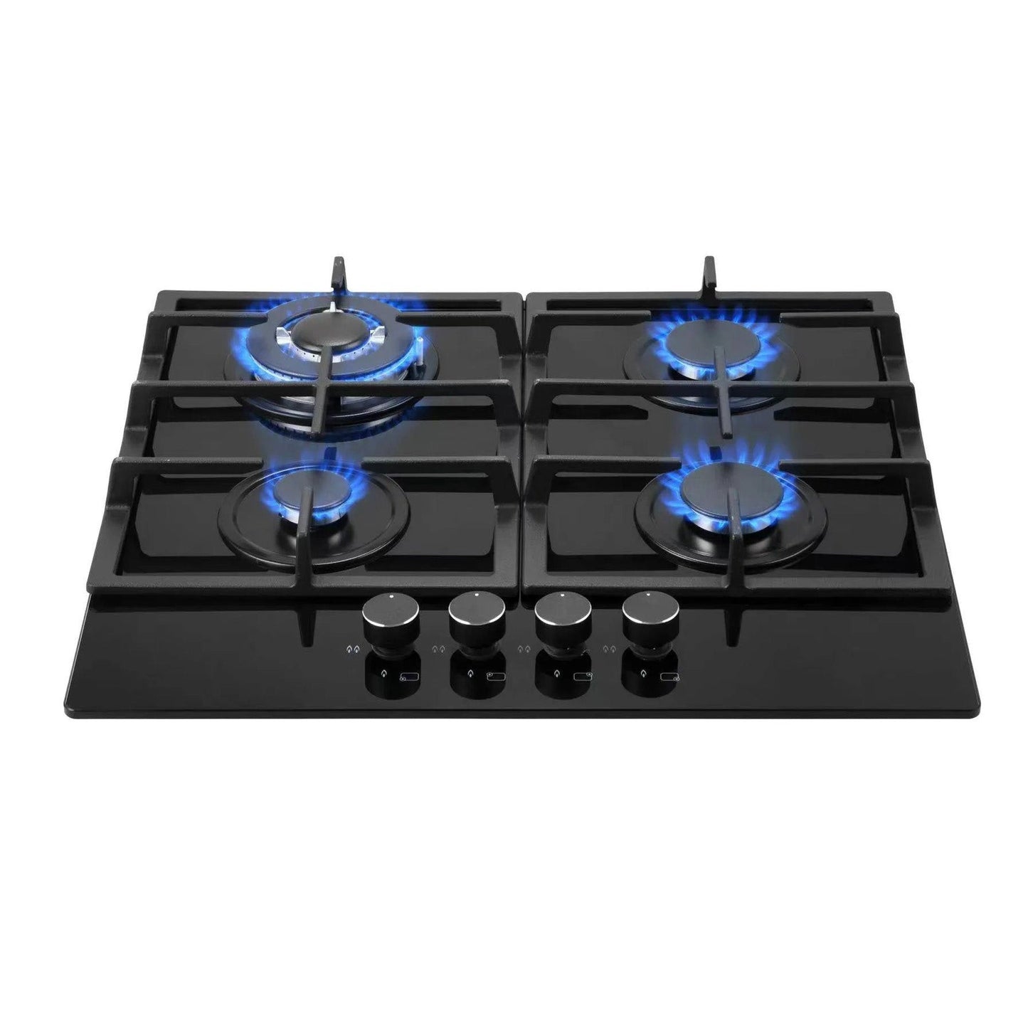 Totai Style 4 Burner Gas On Glass Hob - 26/GOG4BNR