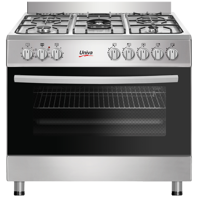 UNIVA 5 BURNER GAS STOVE WITH OVEN UG119SI